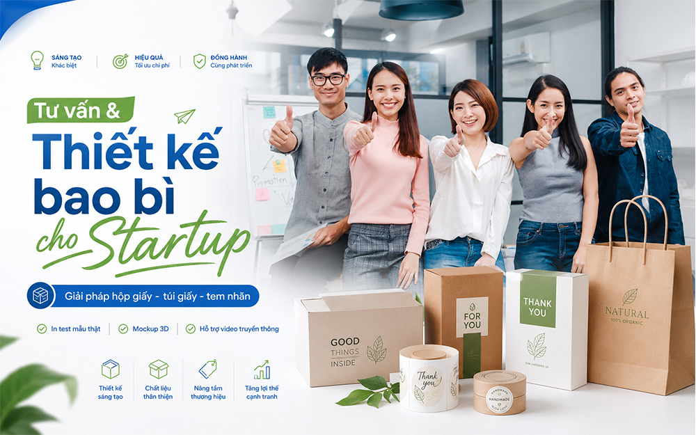 Vì sao startup nên đầu tư thiết kế bao bì ngay từ giai đoạn ra mắt sản phẩm?